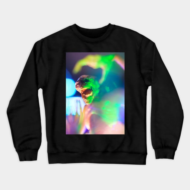 Newborn Alien Scream Crewneck Sweatshirt by Mikes Monsters